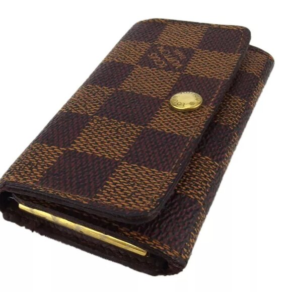 Louis Vuitton key case Damier beige Damier canvas Authentic used T18405 - Picture 3 of 9